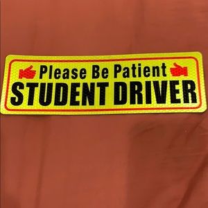 Please be patient student driver magnet